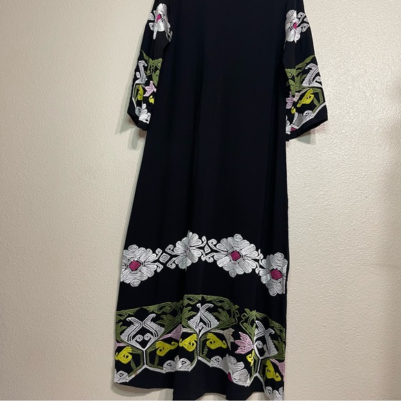 Bohemia Embroidered long Dress Kaftan - Picture 5 of 14